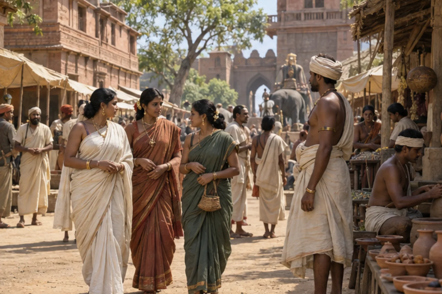 Reconstitution moderne du monde matériel à l’époque de Sutta Nipāta: recueil ancien de discours en vers : S’habiller, femmes et hommes