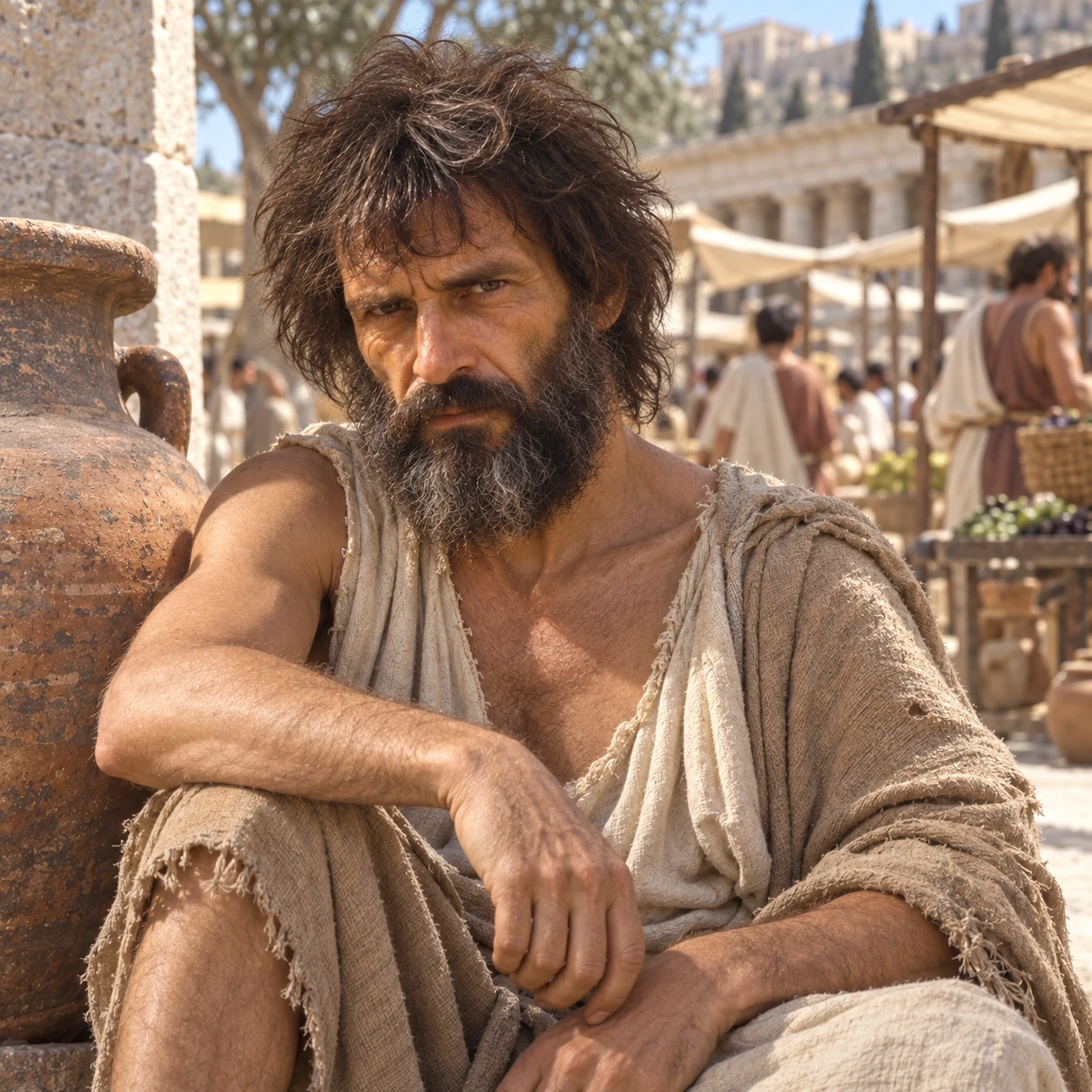 Second modern reconstruction of Diogenes of Sinope on Prokopton42.com