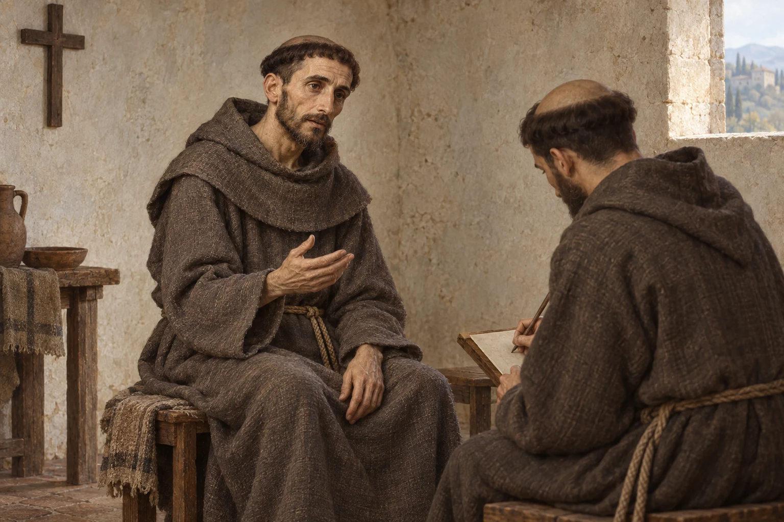 Dictating the Testament · Francis of Assisi · Prokopton42.com