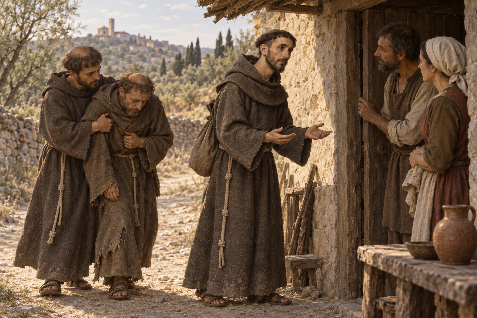 Hospitality and care on the road · Francis of Assisi · Prokopton42.com