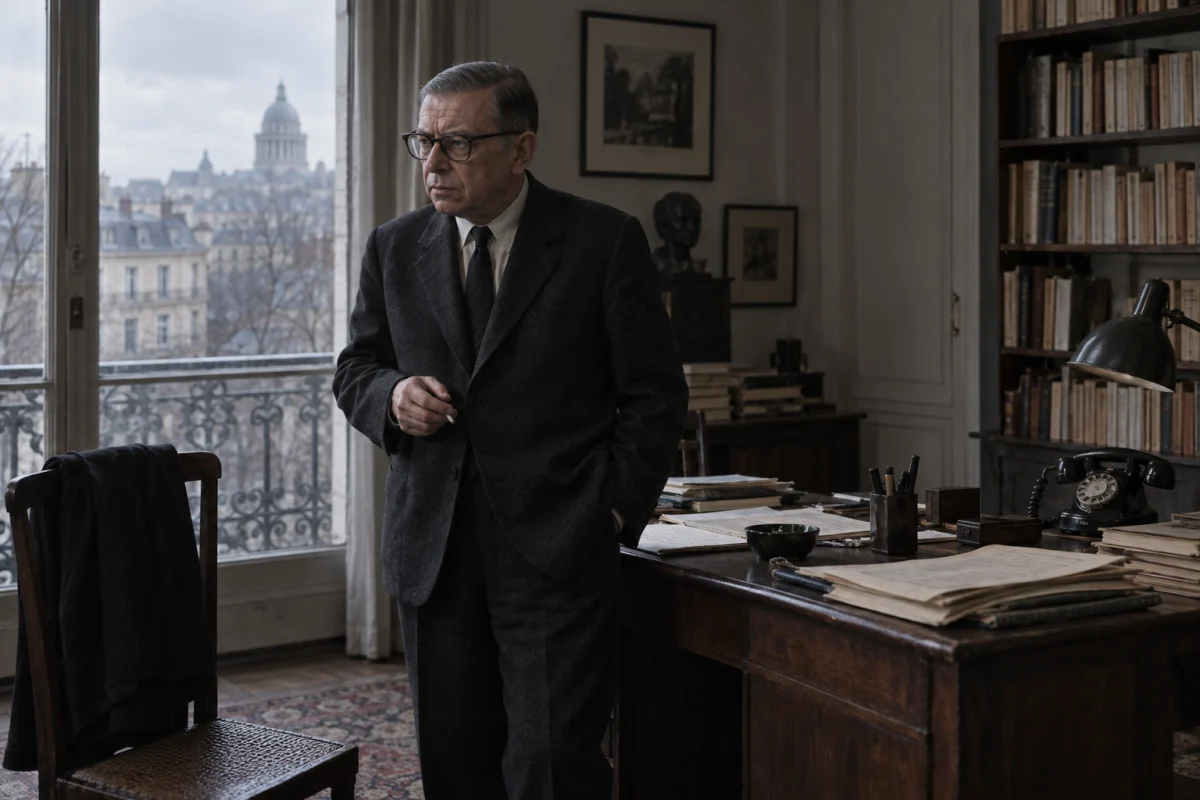 After declining the Nobel Prize · Jean-Paul Sartre · Prokopton42.com