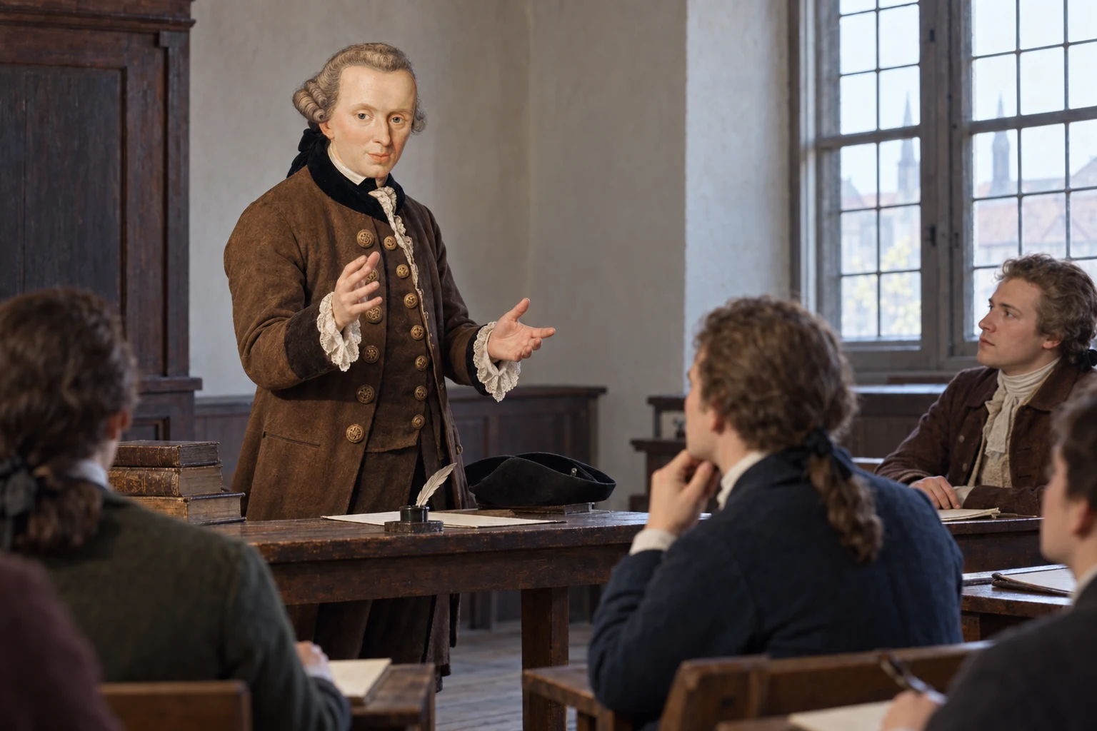 A university lecture in Königsberg · Immanuel Kant · Prokopton42.com