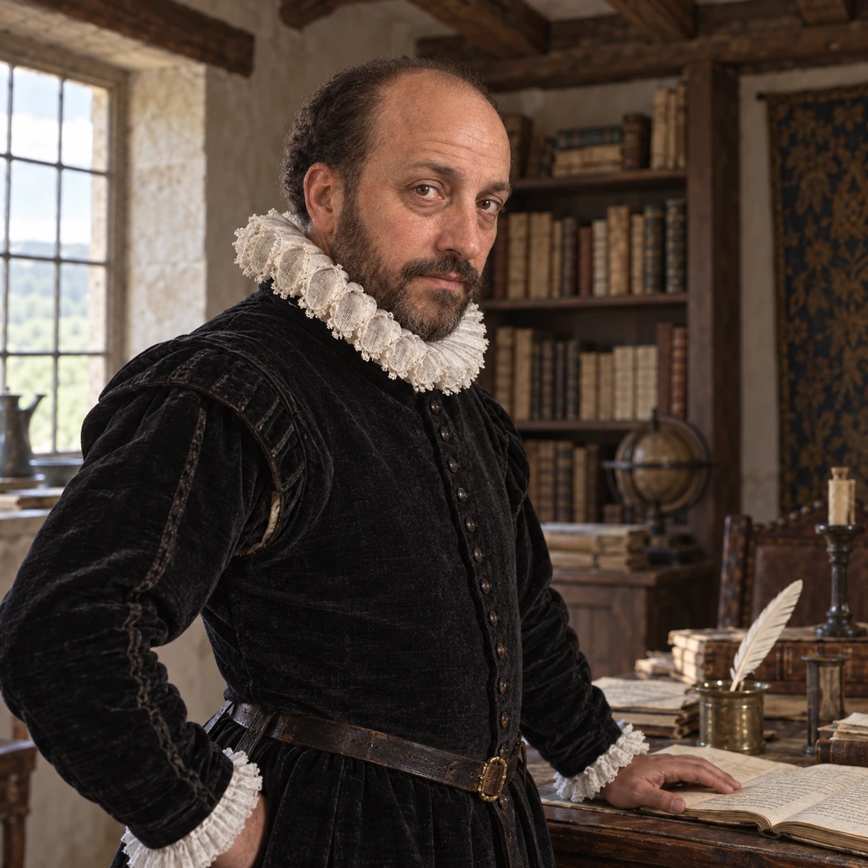 Second modern reconstruction of Michel de Montaigne on Prokopton42.com