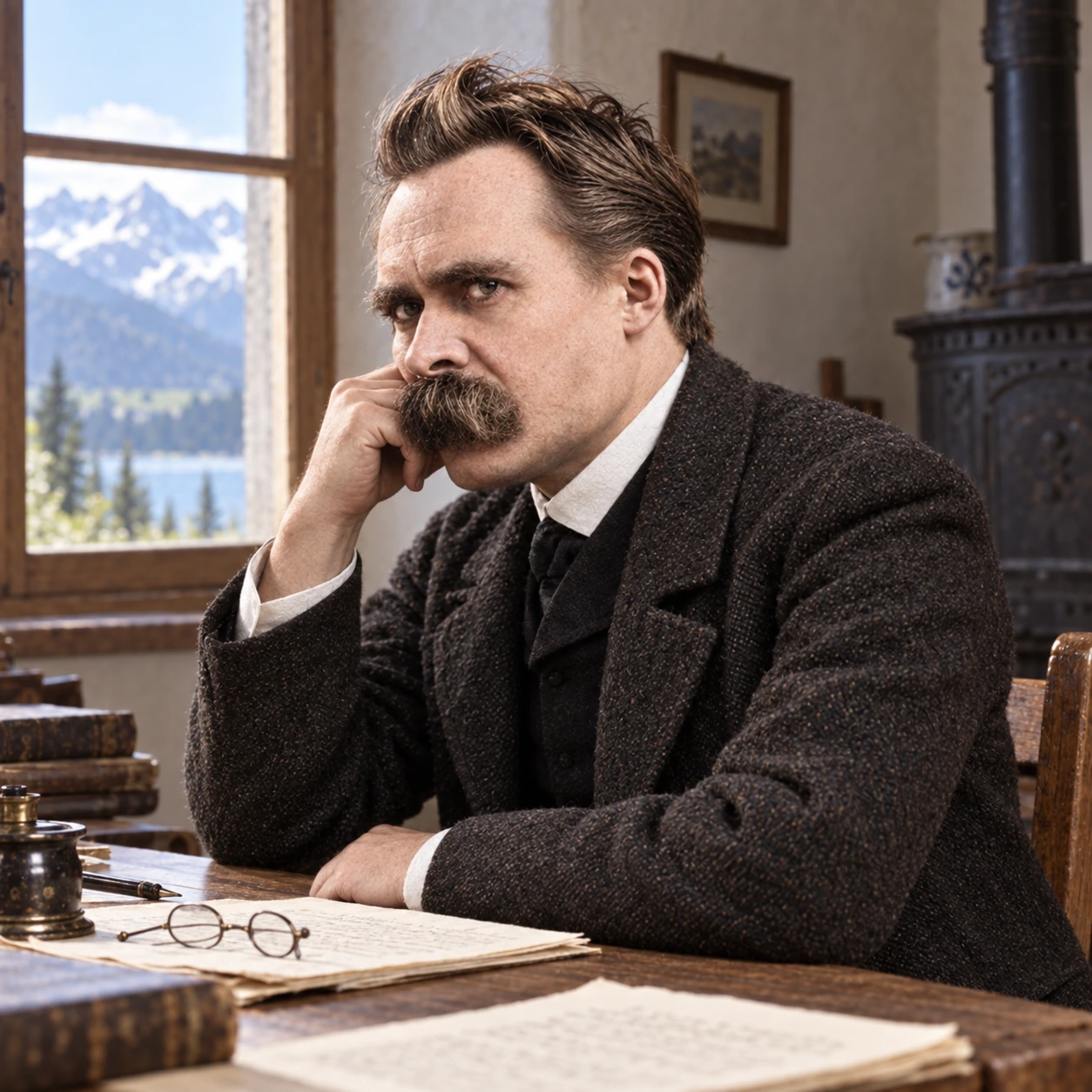 Second modern reconstruction of Friedrich Nietzsche on Prokopton42.com