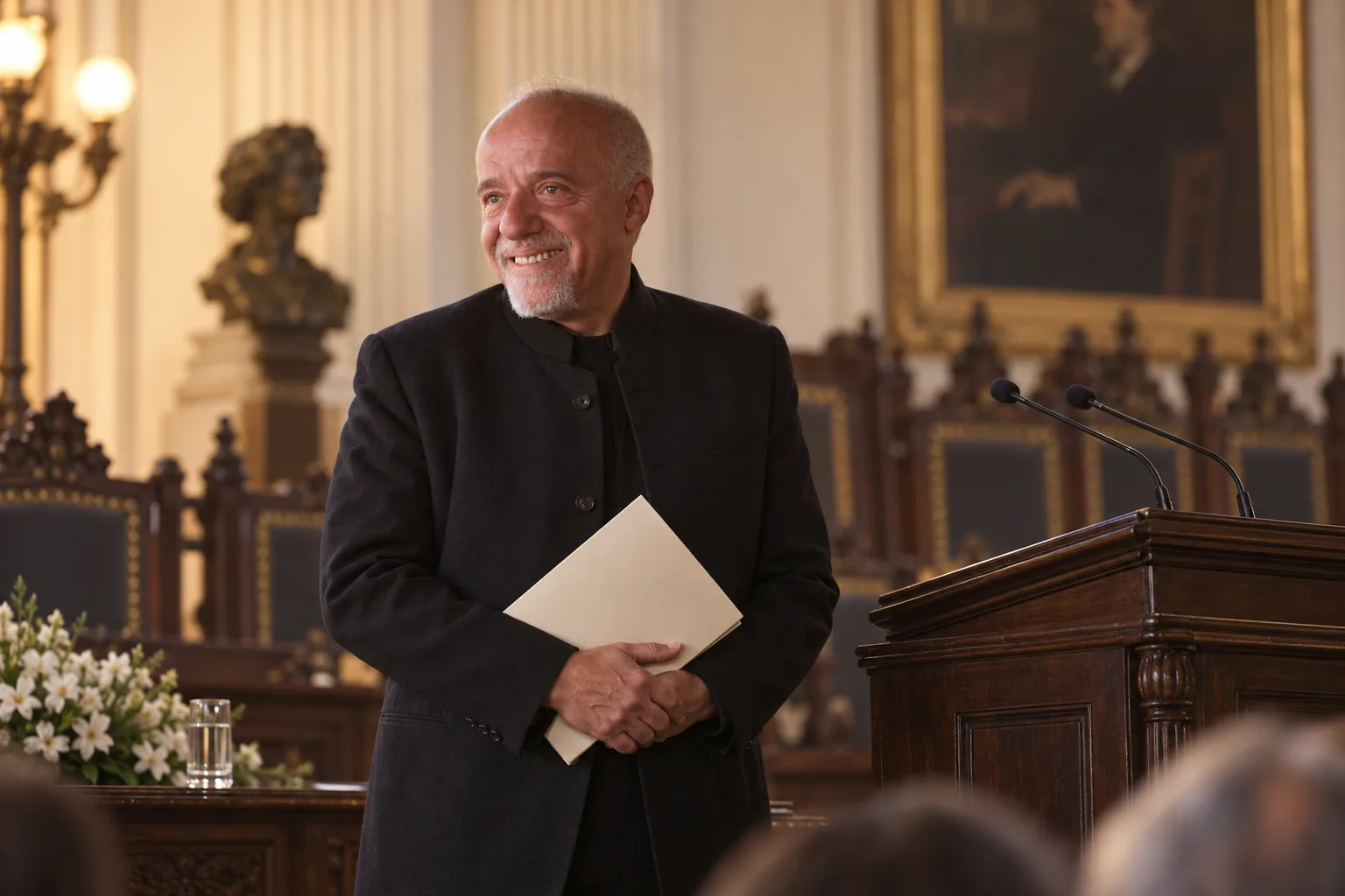 Election to the Brazilian Academy of Letters · Paulo Coelho · Prokopton42.com