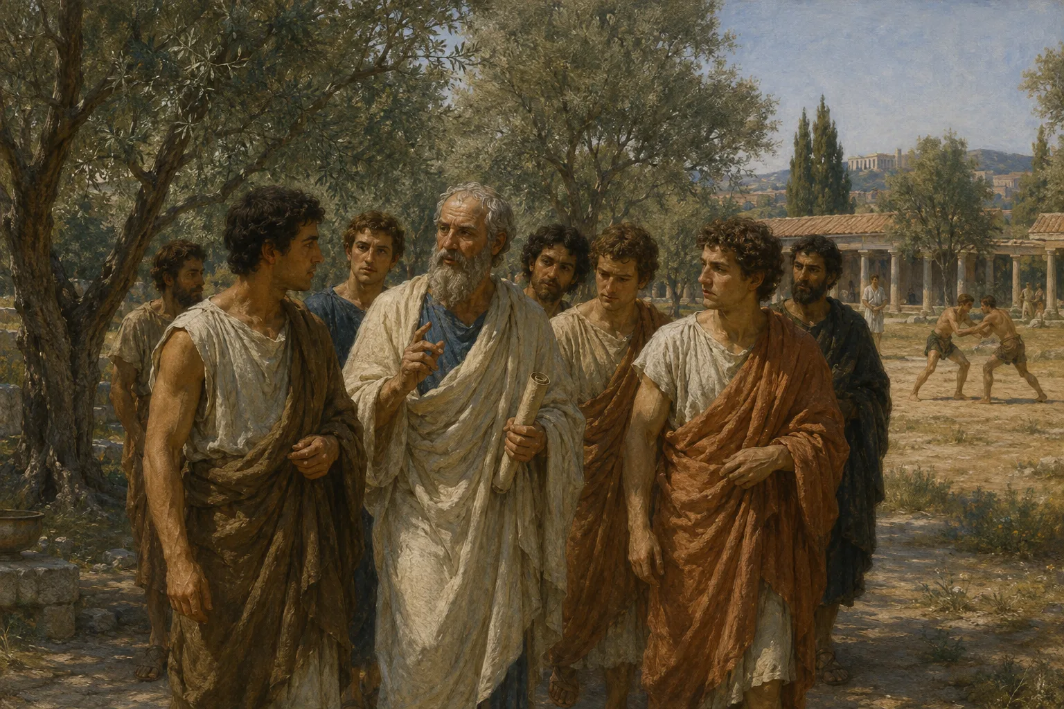 Walking in the Academy · Plato · Prokopton42.com