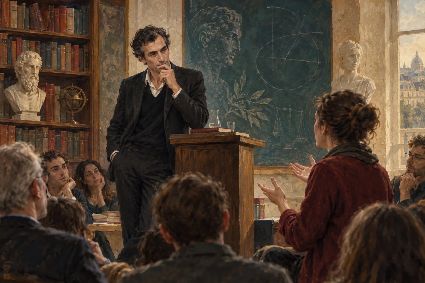 A question interrupts the lecture · Raphaël Enthoven · Prokopton42.com