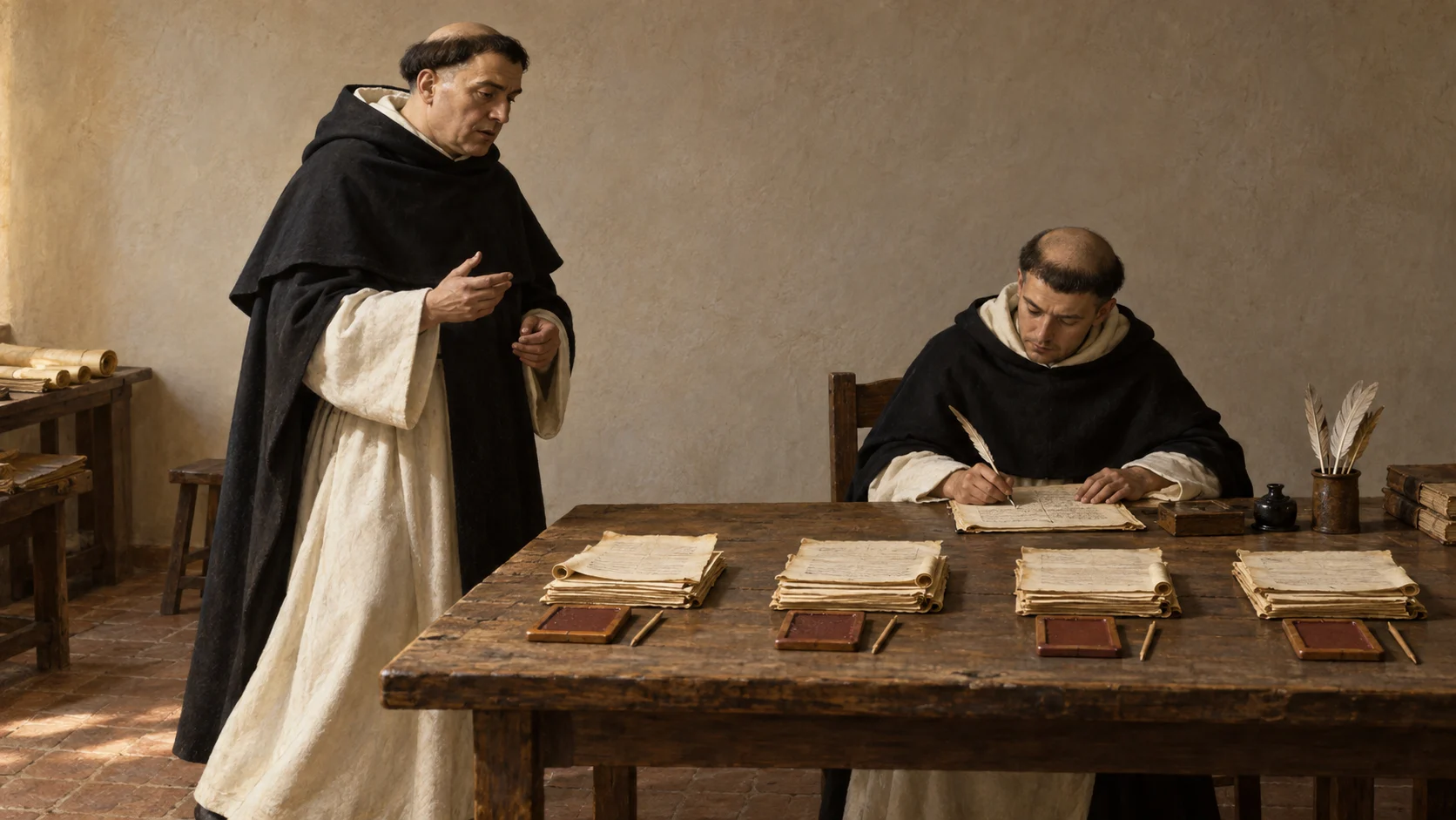 Dictating a structured answer · Thomas Aquinas · Prokopton42.com