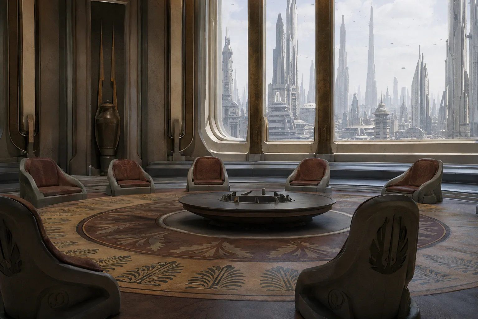 Modern reconstruction of Coruscant for Fictional Jedi tradition on Prokopton42.com