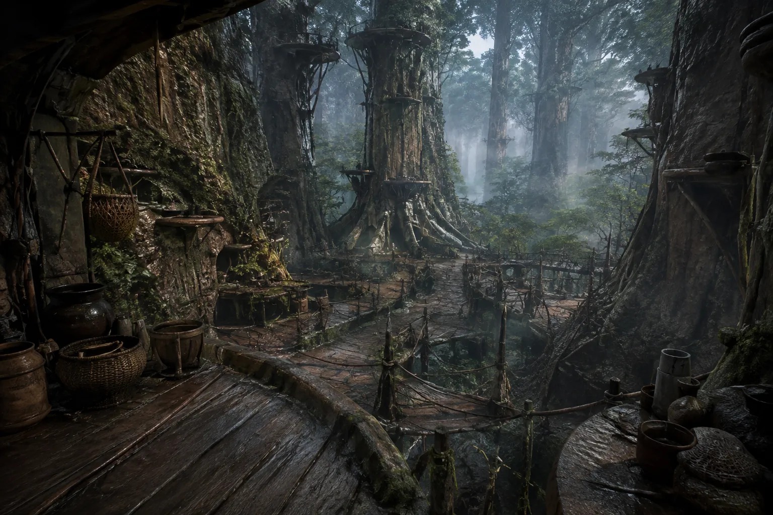 Modern reconstruction of Kashyyyk for Fictional Jedi tradition on Prokopton42.com