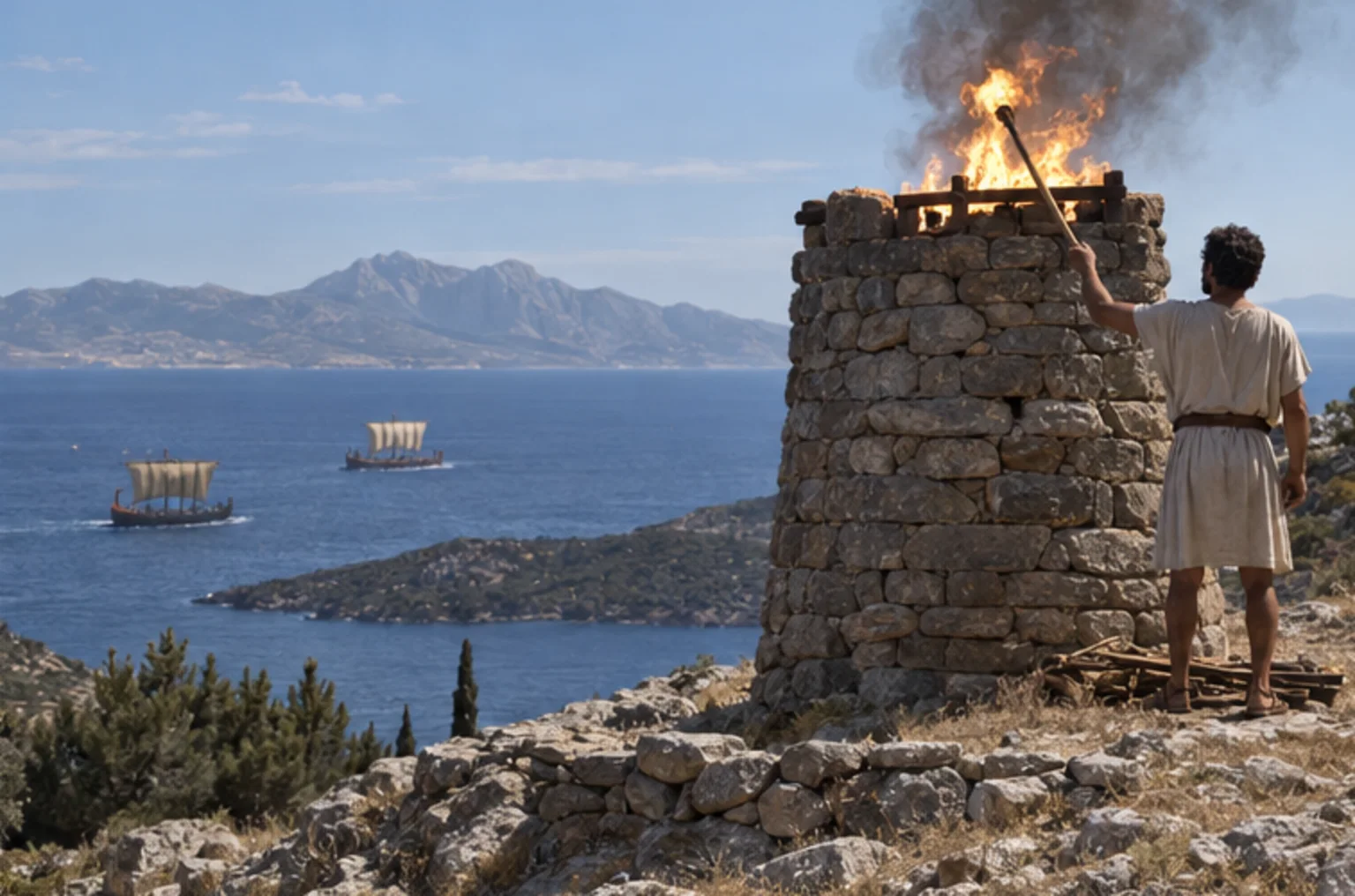 Modern reconstruction of Material world: transport and communication, 490–479 BCE for Phaedo on Prokopton42.com