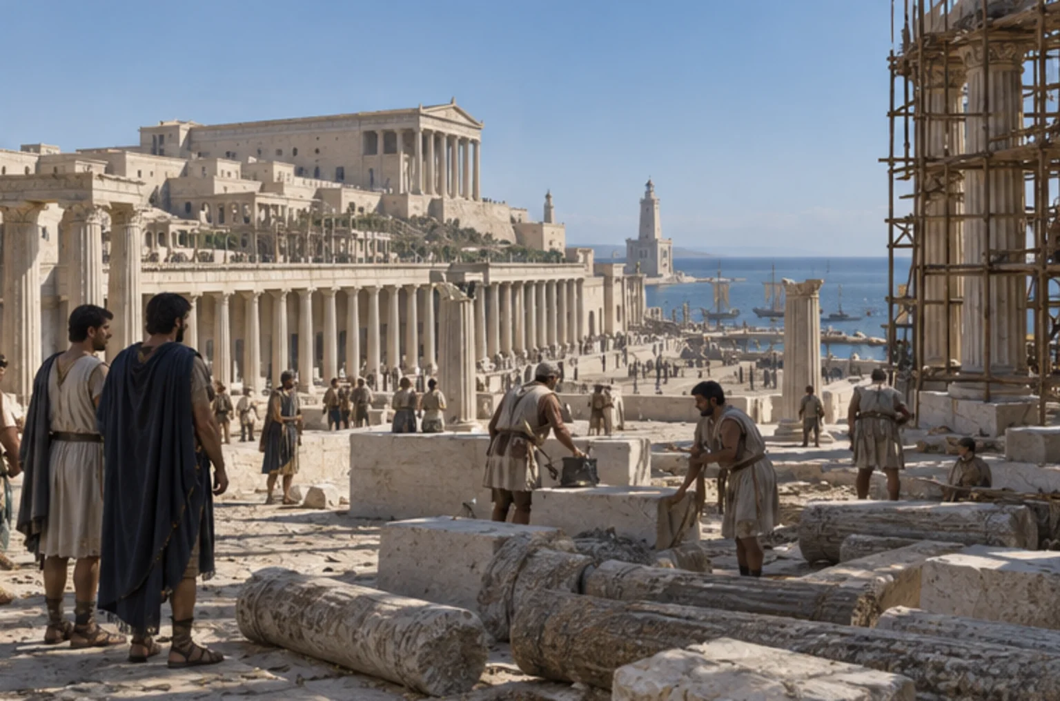 Modern reconstruction of Nearby historical landmark, 334–323 BCE for SVF II: Chrysippus on Logic and Physics on Prokopton42.com