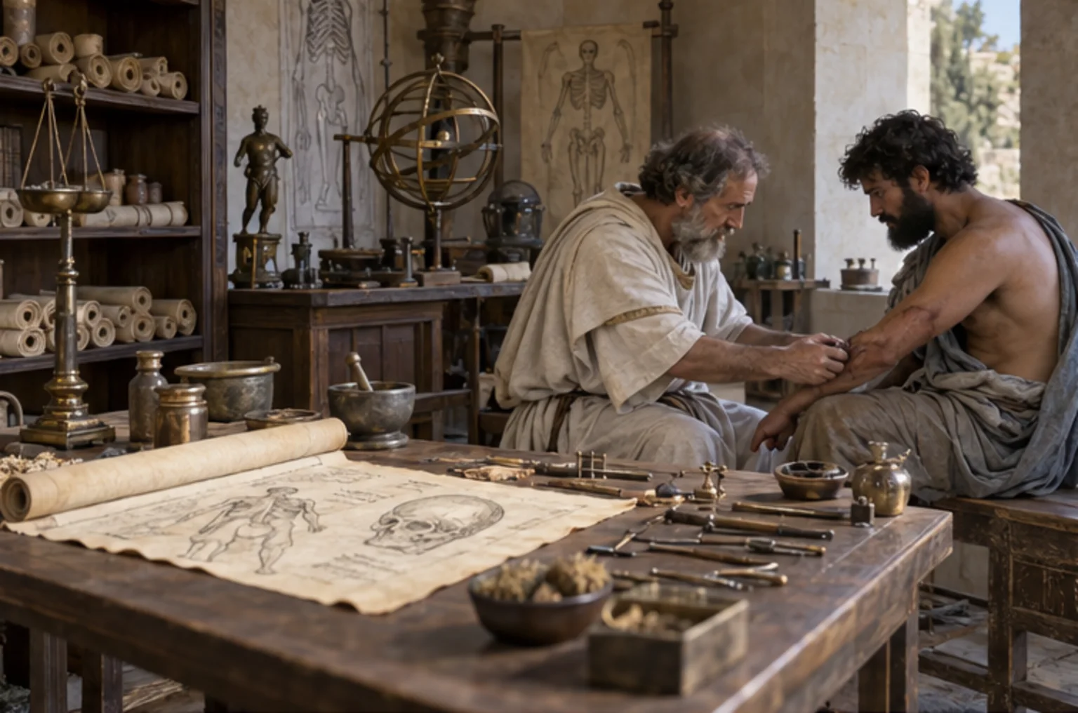Modern reconstruction of the material world around Letter to Pythocles: Technology, science, and care Modern reconstruction of the material world around Letter to Pythocles: Technology, science, and care