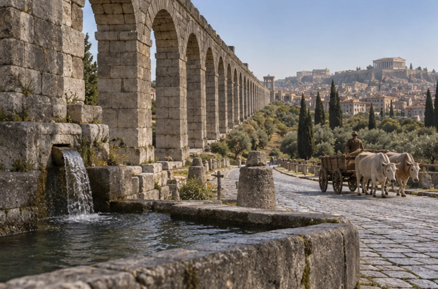 Modern reconstruction of Nearby historical landmark, 146 BCE for Catilinarian Orations on Prokopton42.com
