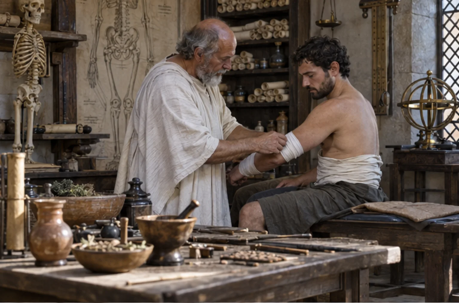 Modern reconstruction of Material world: technology, science, and care, 146 BCE for SVF I: Cleanthes on Prokopton42.com