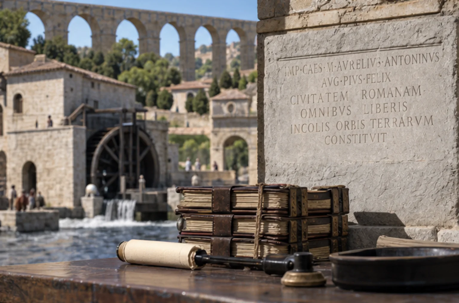 Modern reconstruction of Nearby historical landmark, 212 CE for Against the Professors, Books I-VI of Against the Learned on Prokopton42.com Modern reconstruction of Nearby historical landmark, 212 CE for Against the Professors, Books I-VI of Against the Learned on Prokopton42.com