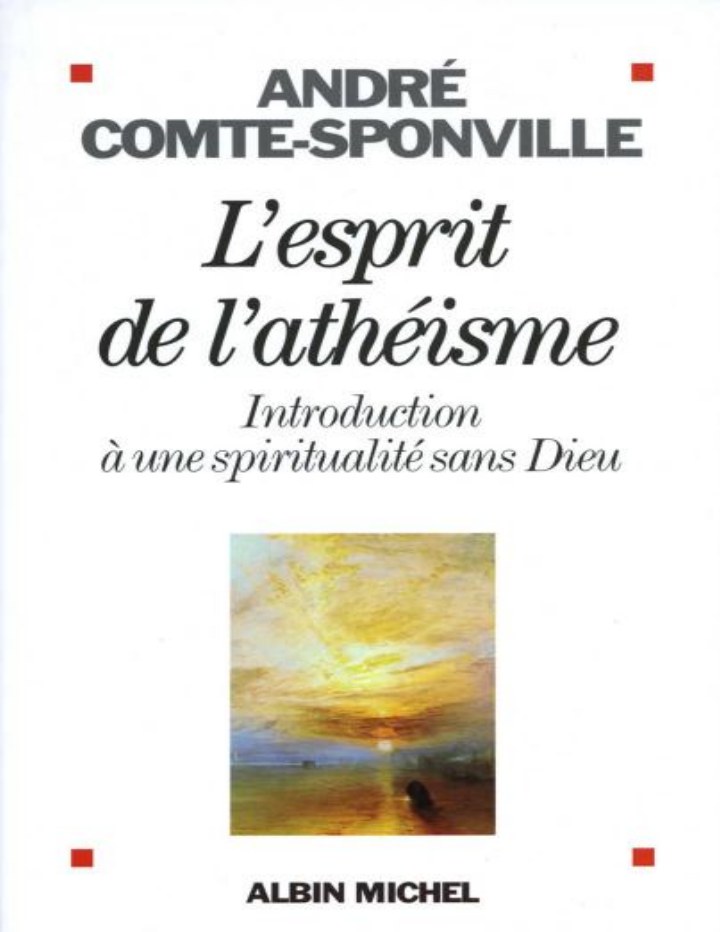 Couverture extraite du PDF de L’Esprit de l’athéisme: introduction à une spiritualité sans Dieu, par André Comte-Sponville