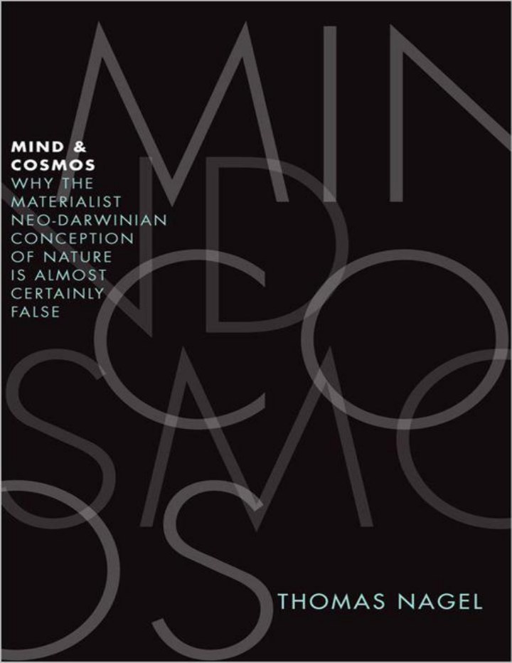 Cover extracted from the PDF of Mind and Cosmos, by Thomas Nagel